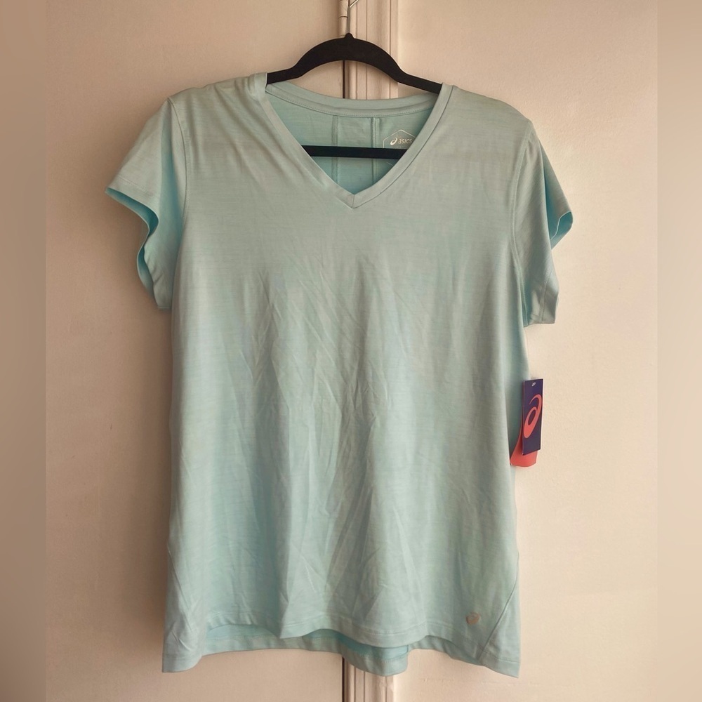 ASICS women’s XL a space dye athletic tee NWT